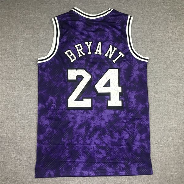 Los Angeles Lakers Purple #24 BRYANT Basketball Jersey (Stitched) 06