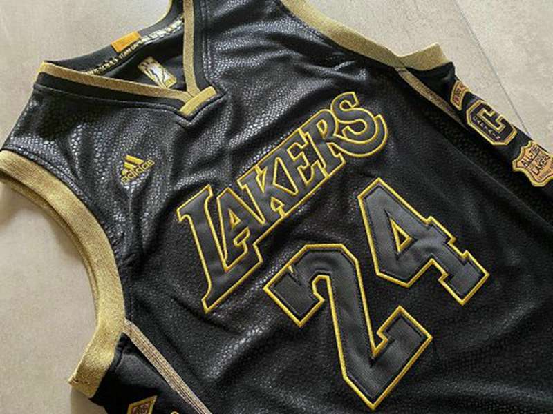 Los Angeles Lakers Black #24 BRYANT Classics Basketball Jersey (Closely Stitched)