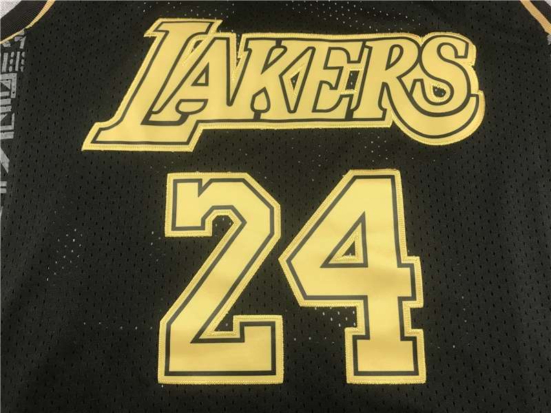 Los Angeles Lakers Black Gold #24 BRYANT Classics Basketball Jersey (Stitched)