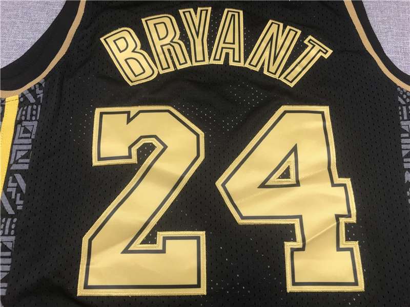 Los Angeles Lakers Black Gold #24 BRYANT Classics Basketball Jersey (Stitched)