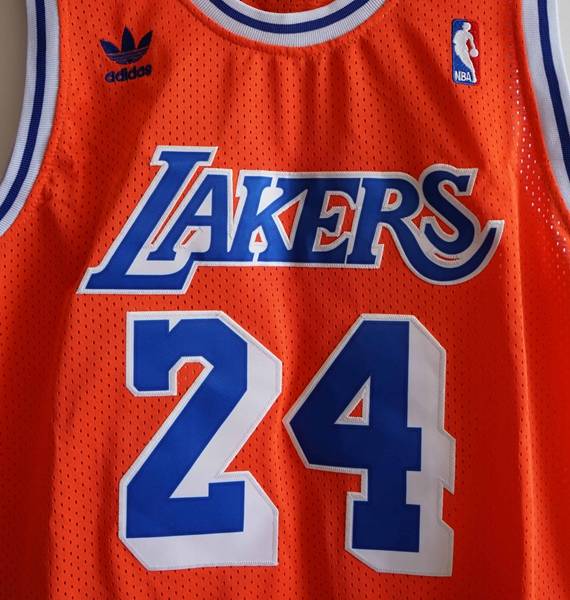 Los Angeles Lakers Orange Blue #24 BRYANT Classics Basketball Jersey (Stitched)