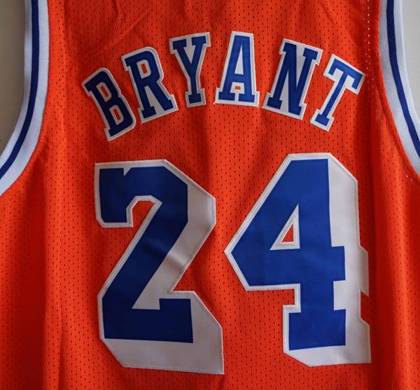 Los Angeles Lakers Orange Blue #24 BRYANT Classics Basketball Jersey (Stitched)