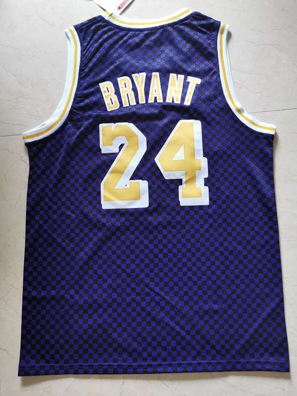 Los Angeles Lakers Purple #24 BRYANT Classics Basketball Jersey (Stitched)