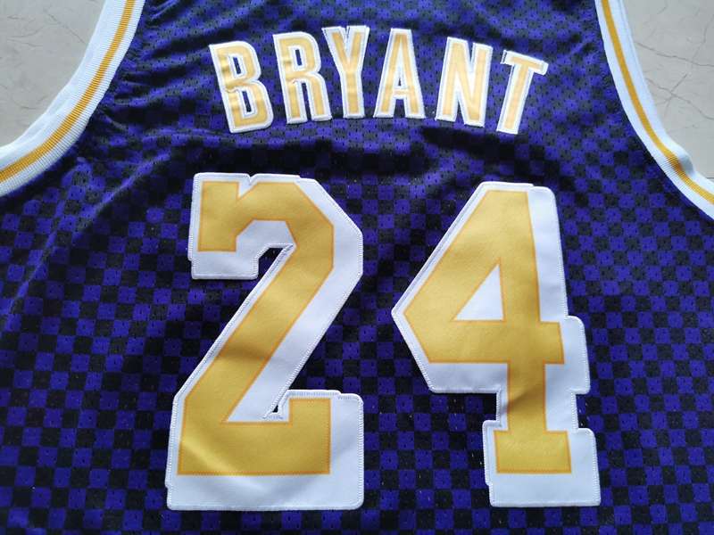 Los Angeles Lakers Purple #24 BRYANT Classics Basketball Jersey (Stitched)