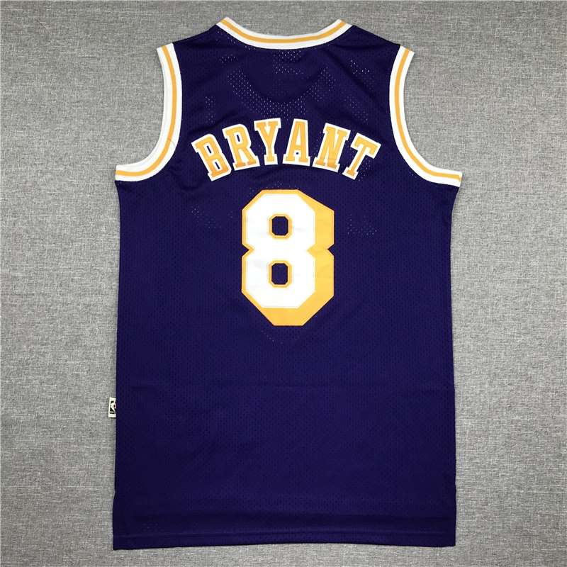 Los Angeles Lakers Purple #8 BRYANT Classics Basketball Jersey (Stitched)