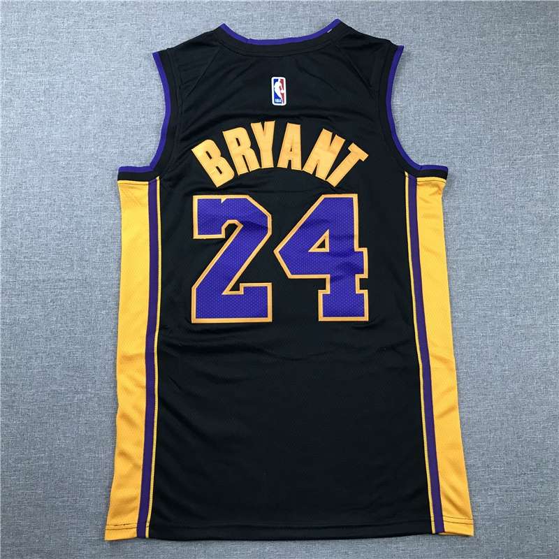 Los Angeles Lakers Black #24 BRYANT Basketball Jersey 03 (Stitched)