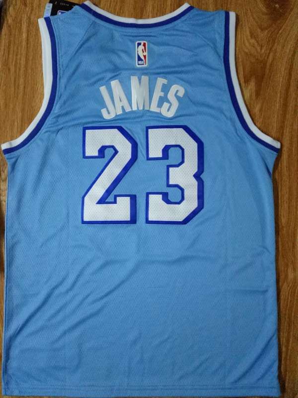 Los Angeles Lakers Blue #23 JAMES Basketball Jersey (Stitched)