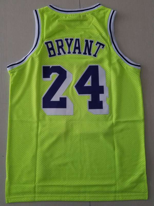 Los Angeles Lakers Green #24 BRYANT Basketball Jersey (Stitched)