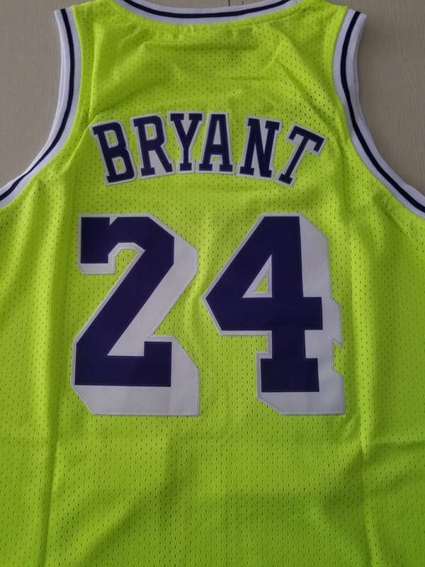 Los Angeles Lakers Green #24 BRYANT Basketball Jersey (Stitched)