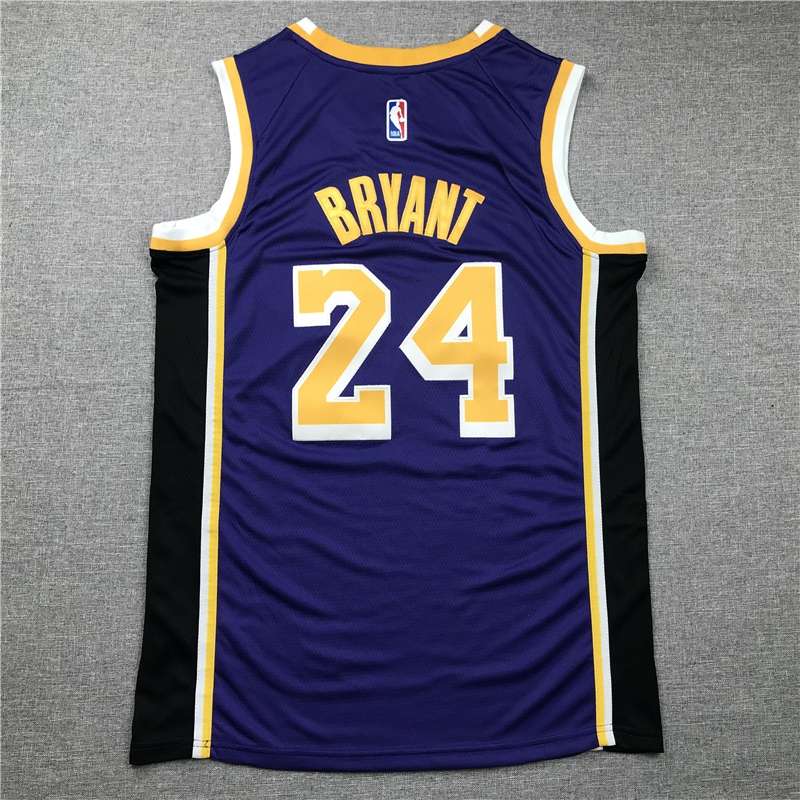 Los Angeles Lakers Purple #24 BRYANT Basketball Jersey 03 (Stitched)