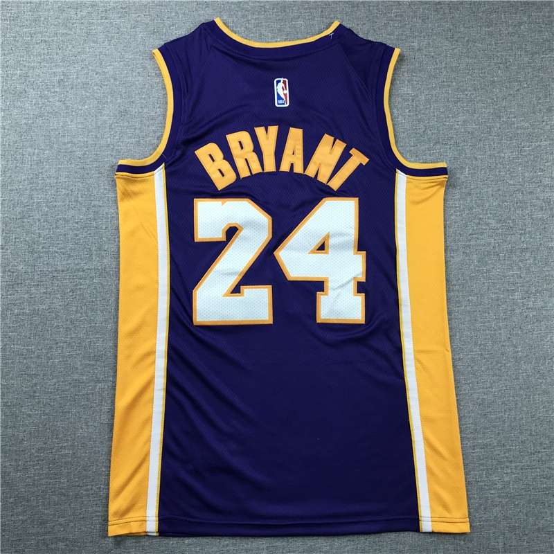 Los Angeles Lakers Purple #24 BRYANT Basketball Jersey 05 (Stitched)