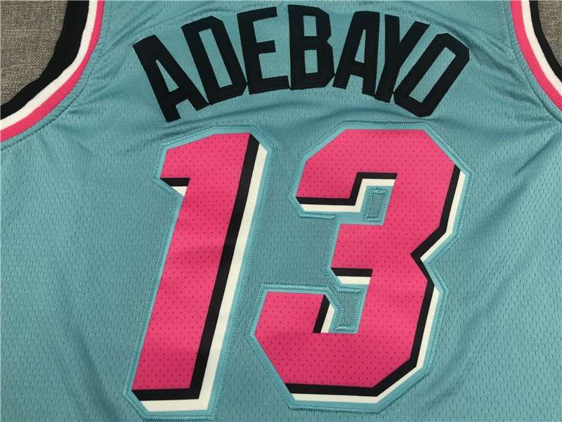 Miami Heat 2020 Blue #13 ADEBAYO City Basketball Jersey (Stitched)