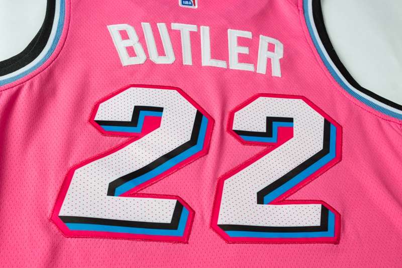 Miami Heat 2020 Pink #22 BUTLER City Basketball Jersey (Stitched)