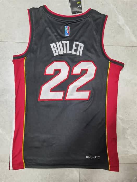 Miami Heat 21/22 Black #22 BUTLER Basketball Jersey (Stitched)