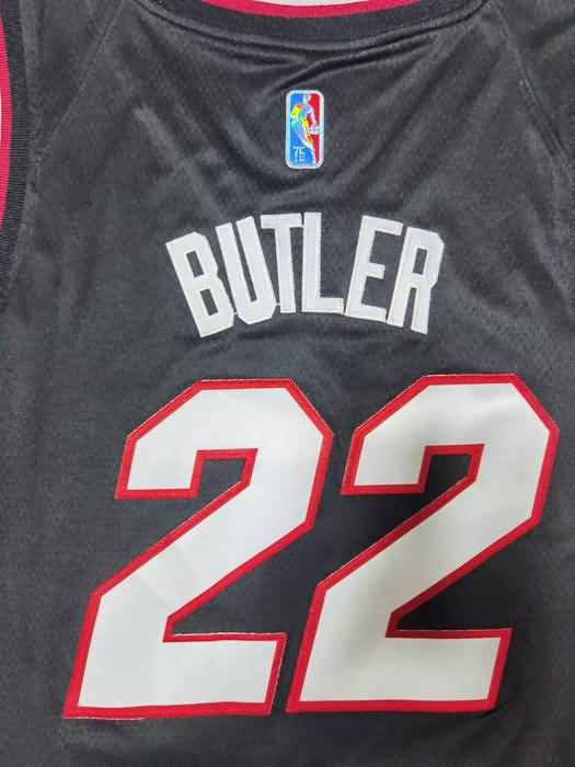 Miami Heat 21/22 Black #22 BUTLER Basketball Jersey (Stitched)