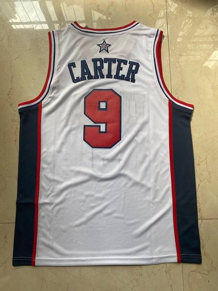 USA 2000 White #9 CARTER Classics Basketball Jersey (Stitched)