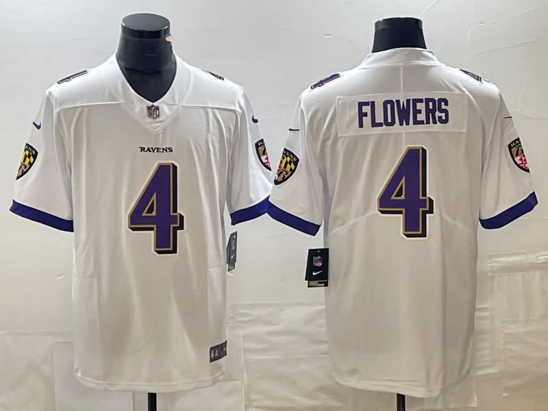 Baltimore Ravens White NFL Jersey