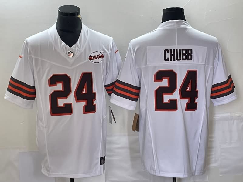 Cleveland Browns White NFL Jersey 02