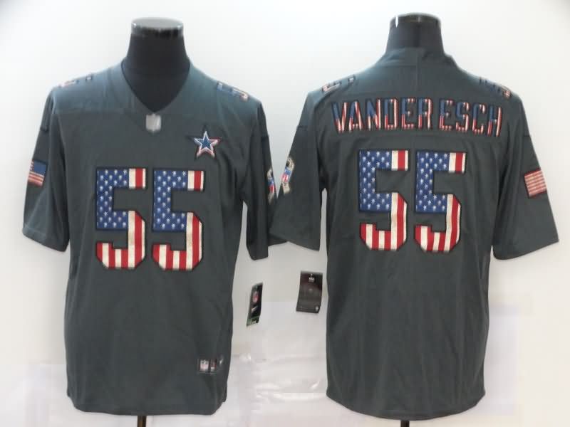 Dallas Cowboys Black USA Flag NFL Jersey 02