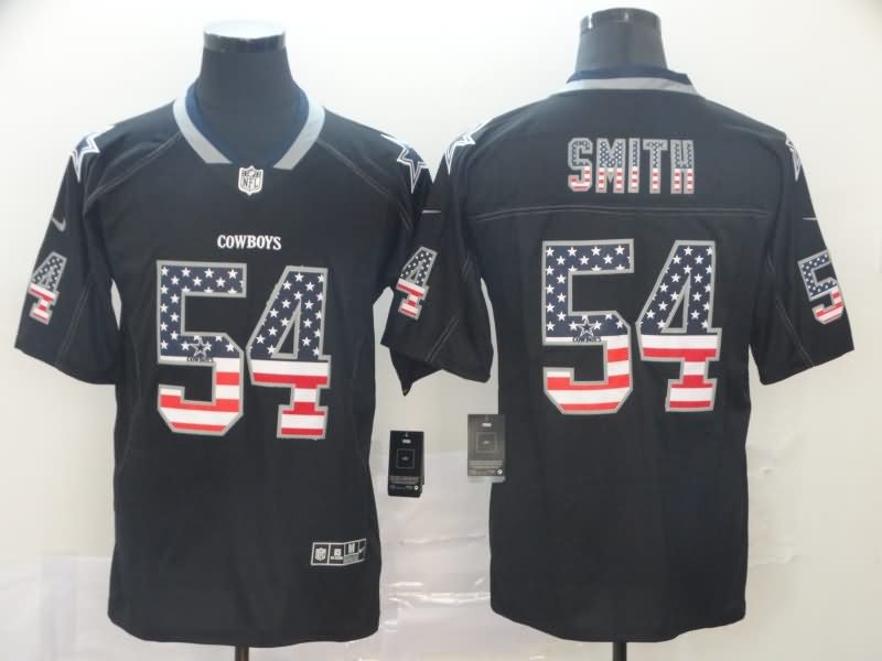 Dallas Cowboys Black USA Flag NFL Jersey 04