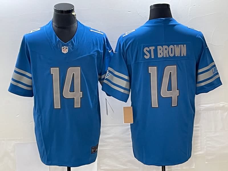 Detroit Lions Blue NFL Jersey 02