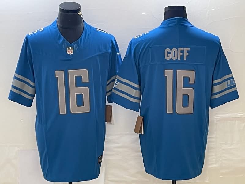 Detroit Lions Blue NFL Jersey 02