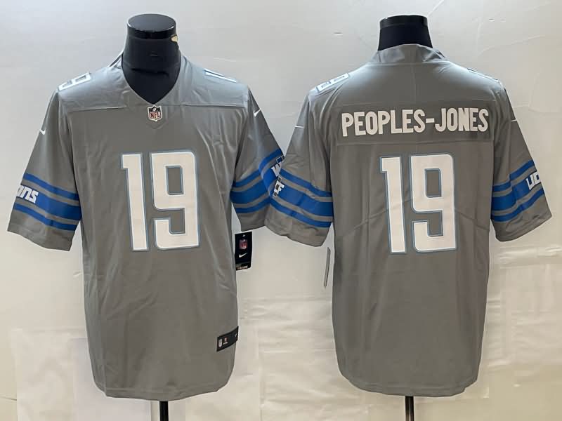 Detroit Lions Grey NFL Jersey