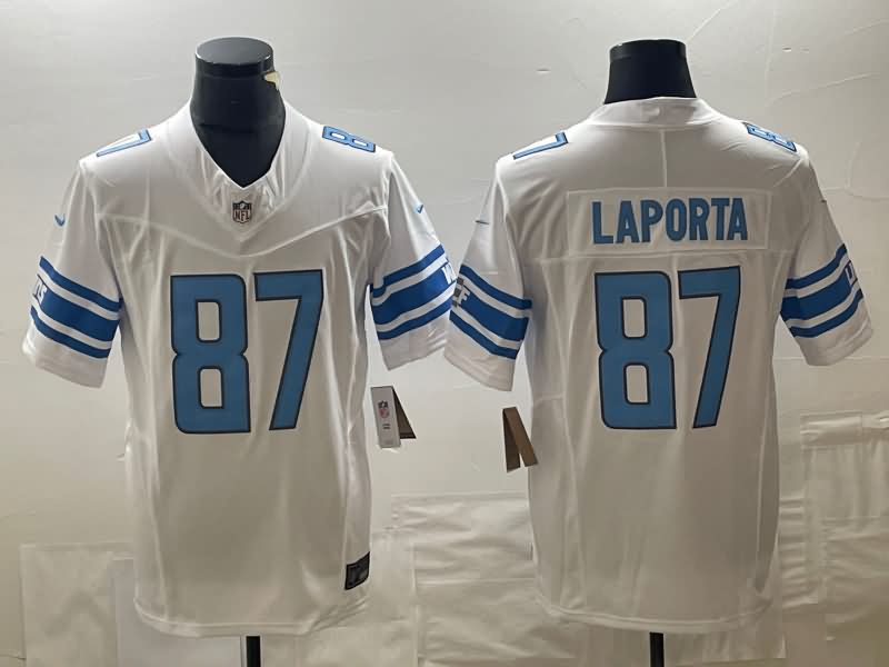 Detroit Lions White NFL Jersey 02