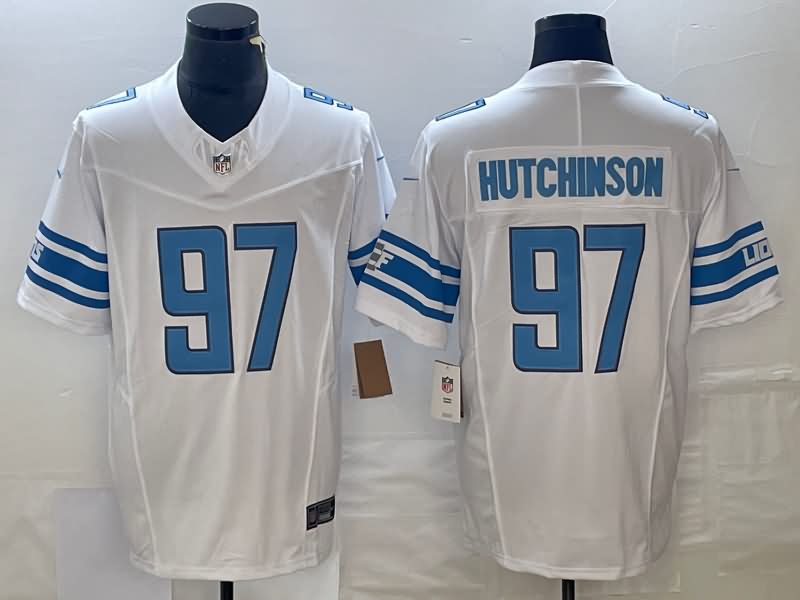 Detroit Lions White NFL Jersey 02