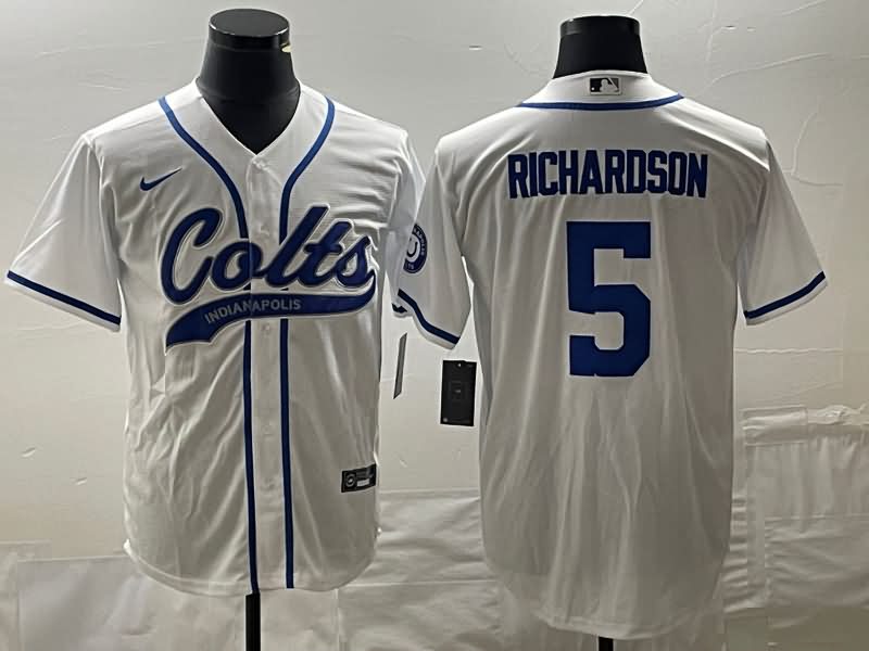 Indianapolis Colts White MLB&NFL Jersey