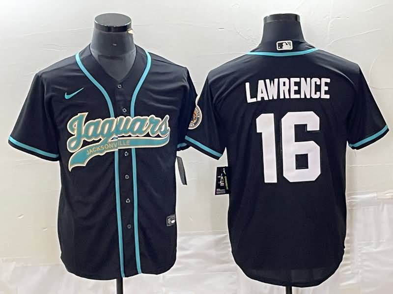 Jacksonville Jaguars Black MLB&NFL Jersey