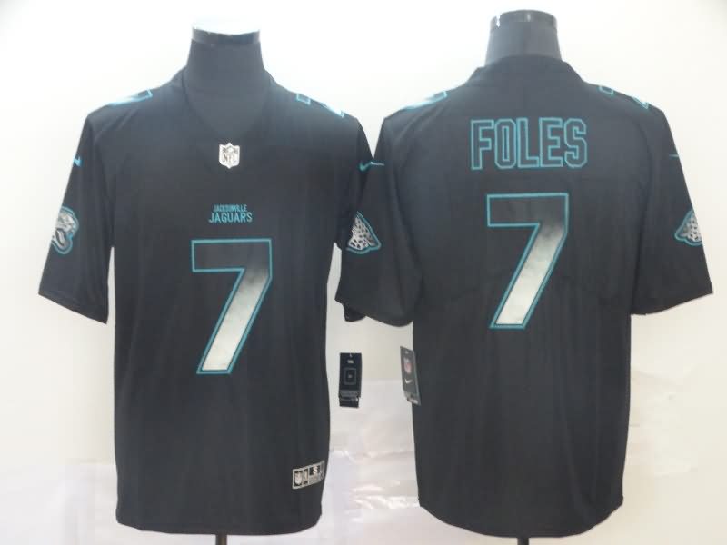 Jacksonville Jaguars Black Smoke Fashion NFL Jersey