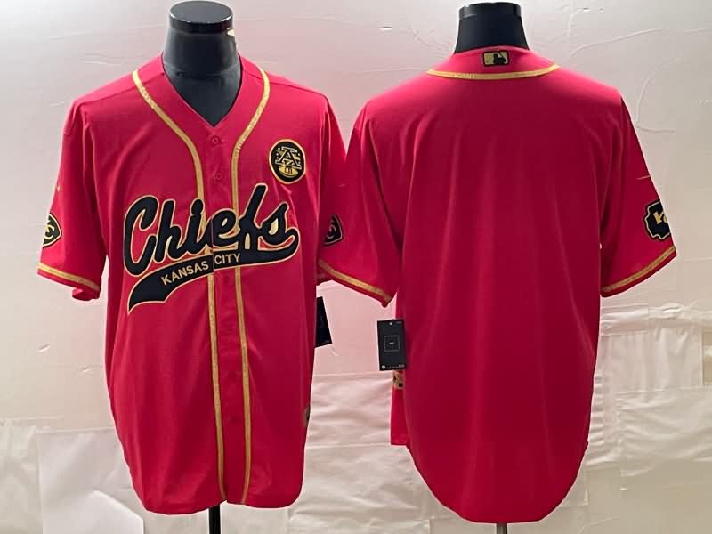 Kansas City Chiefs Red MLB&NFL Jersey 03