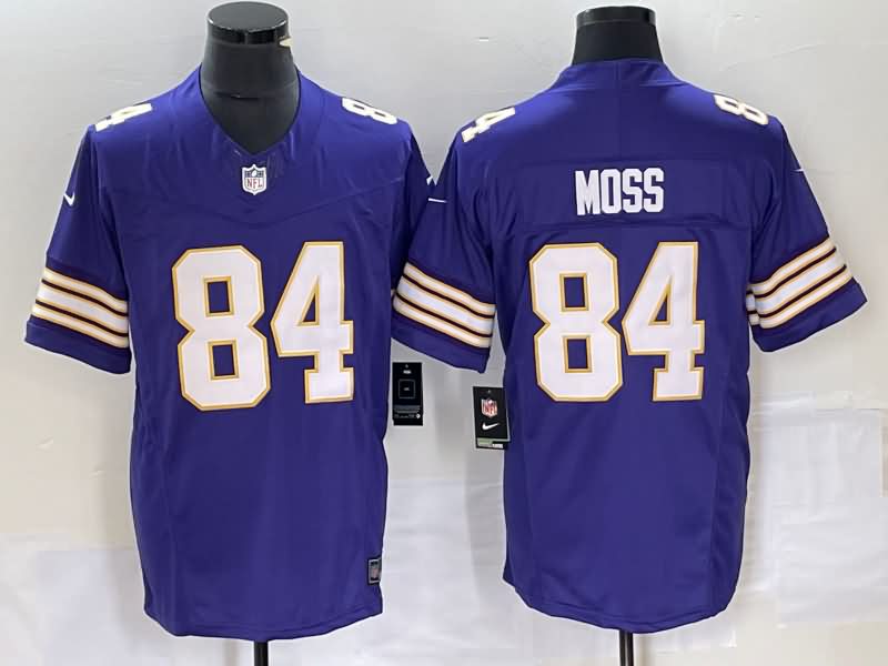 Minnesota Vikings Purple Retro NFL Jersey 02