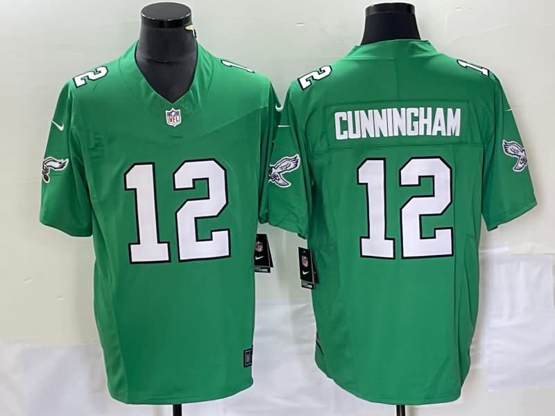 Philadelphia Eagles Green Retro NFL Jersey 03