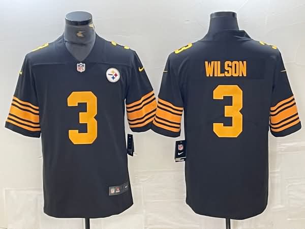 Pittsburgh Steelers Black NFL Jersey 03