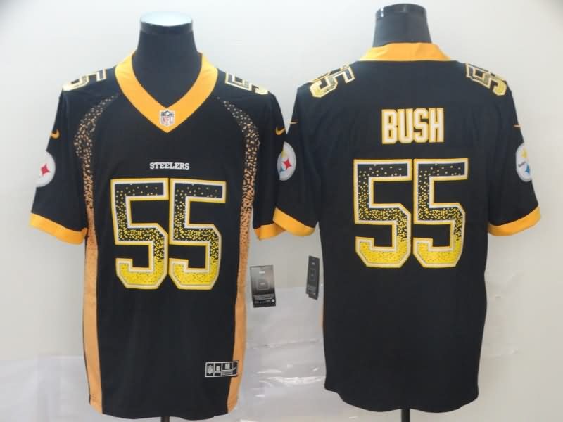 Pittsburgh Steelers Black NFL Jersey 07