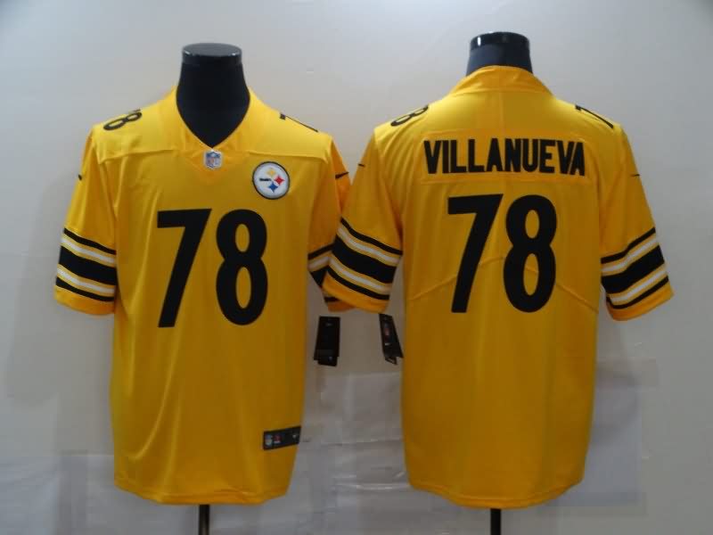 Pittsburgh Steelers Yellow Inverted Legend NFL Jersey