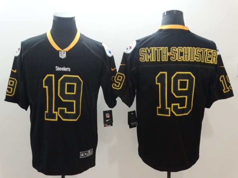 Pittsburgh Steelers Black Retro NFL Jersey 02