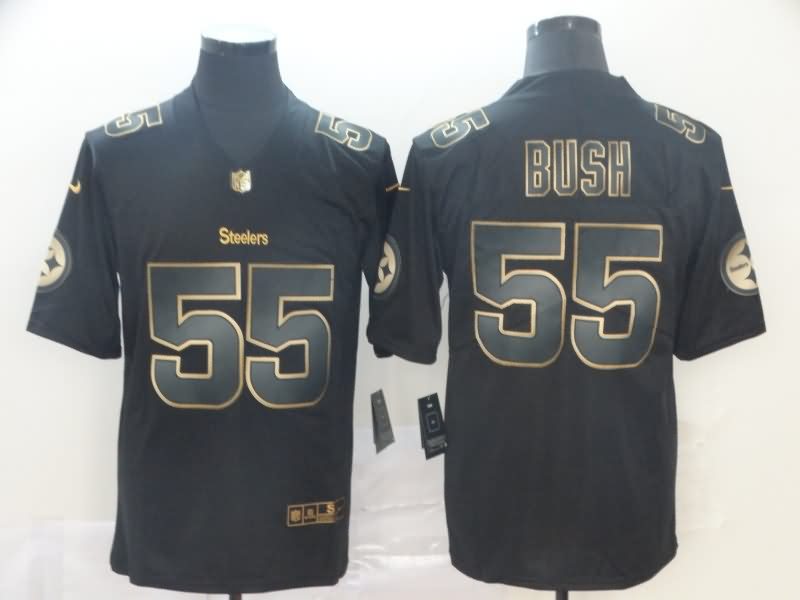 Pittsburgh Steelers Black Gold Vapor Limited NFL Jersey