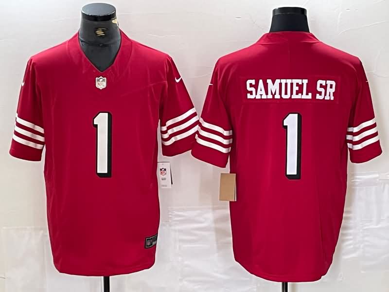 San Francisco 49ers Red NFL Jersey 02