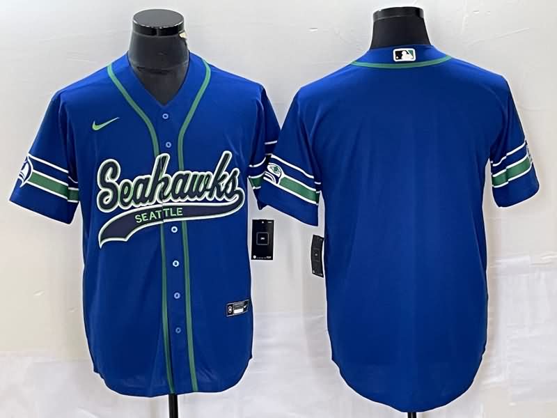 Seattle Seahawks Blue MLB&NFL Jersey