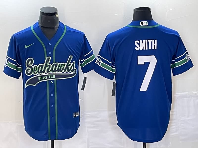 Seattle Seahawks Blue MLB&NFL Jersey