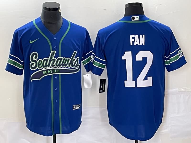 Seattle Seahawks Blue MLB&NFL Jersey