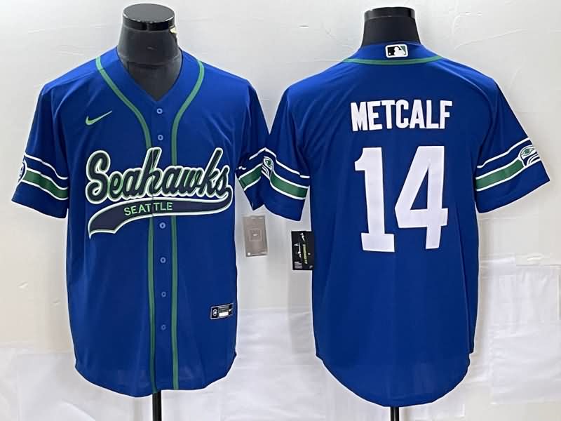 Seattle Seahawks Blue MLB&NFL Jersey