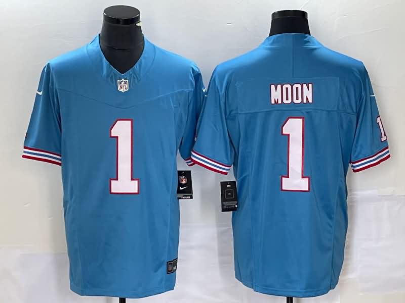 Tennessee Titans Light Blue Retro NFL Jersey