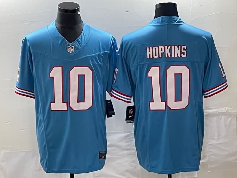 Tennessee Titans Light Blue Retro NFL Jersey