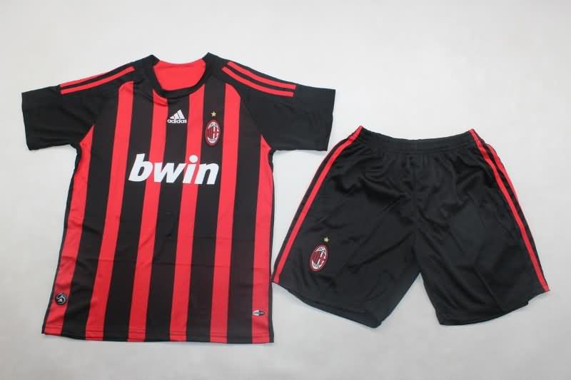 Kids AC Milan Soccer Jersey Home Replica 2008/09