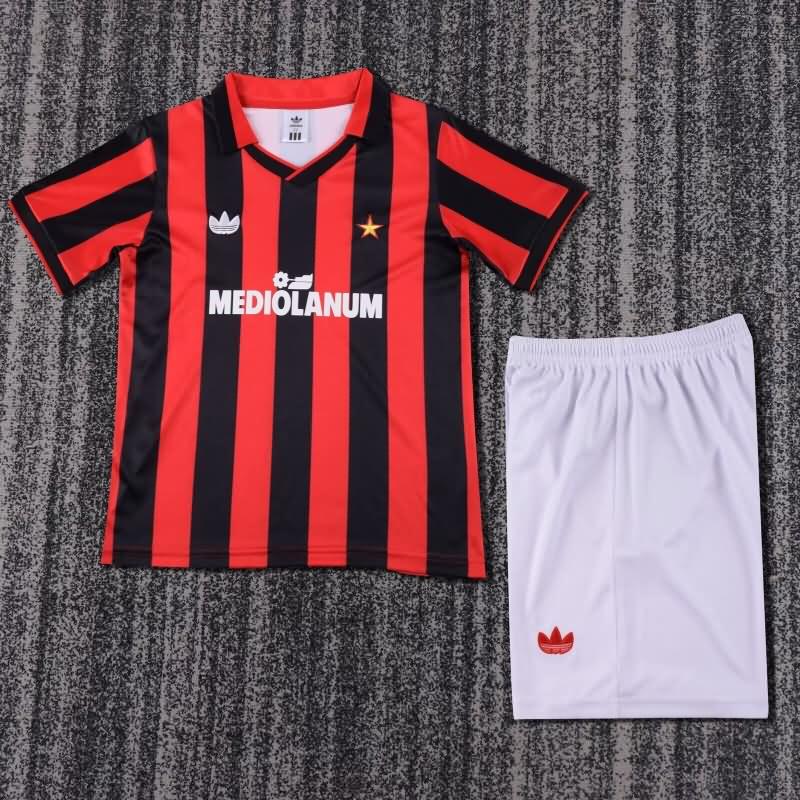 Kids AC Milan Soccer Jersey Home Replica 1990/91