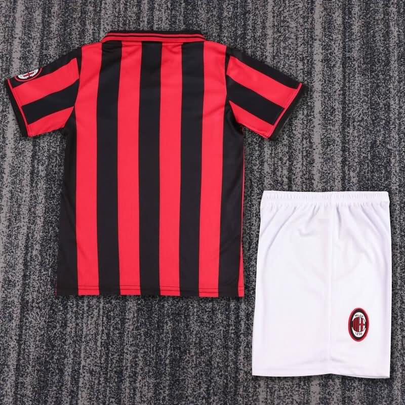 Kids AC Milan Soccer Jersey Home Replica 1996/97